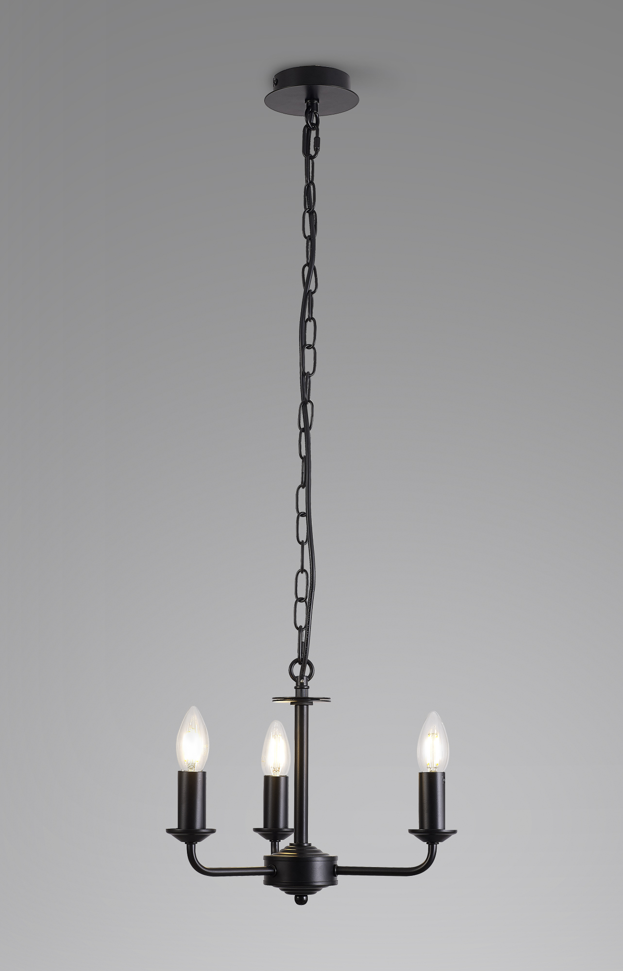 Banyan Pendant 3 Light Matt Black D0698  Deco Banyan